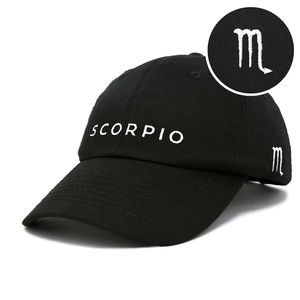 Zodiac Sign Scorpio Hat Womens Embroidered Ball Cap